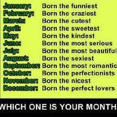 All month and there meaning